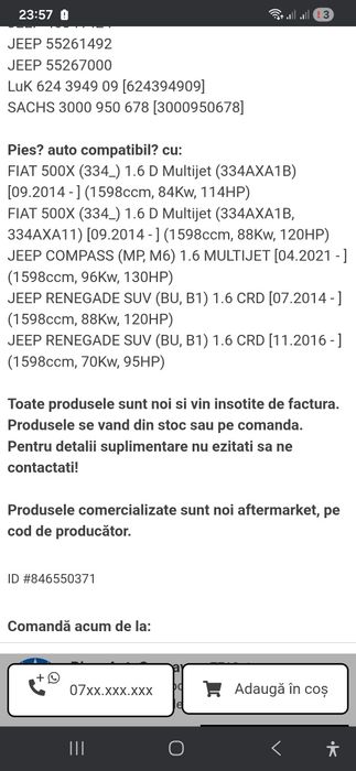 Ambreaje si volante cu masa dubla