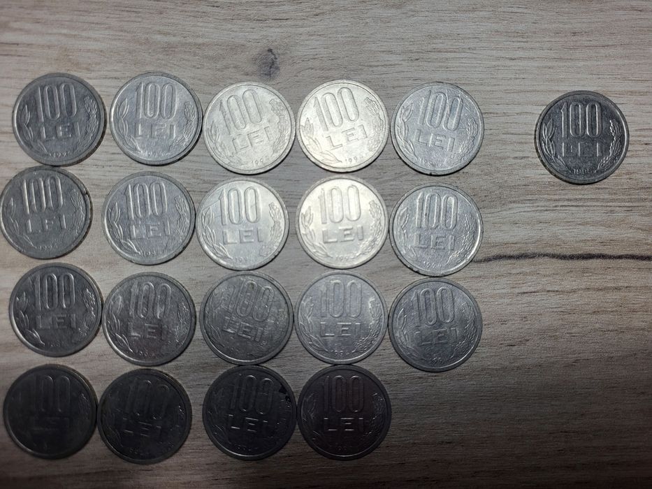 Monede 100 lei Mihai Viteazu 1991 - 1995