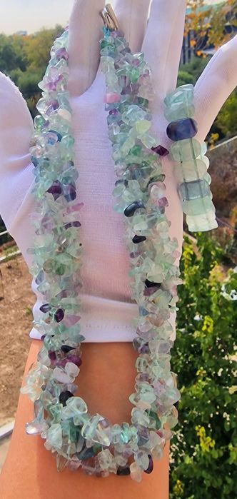 Бусы  Флюорит...