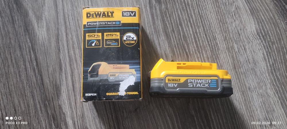 Аккумулятор Dewalt powerstack