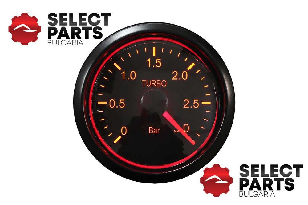 Boost meter boostmeter буст метър буустметър 0-3 бара 52мм T270