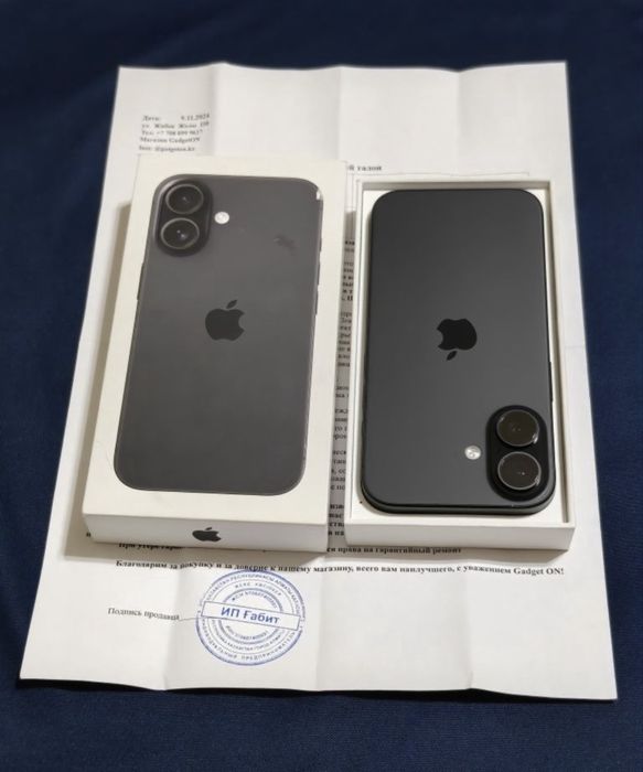 СРОЧНО iPhone 16 black новый!!