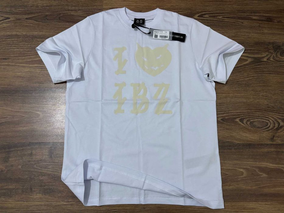 Мъжка тениска 44 Group Label Regular Fit Черна/Бяла