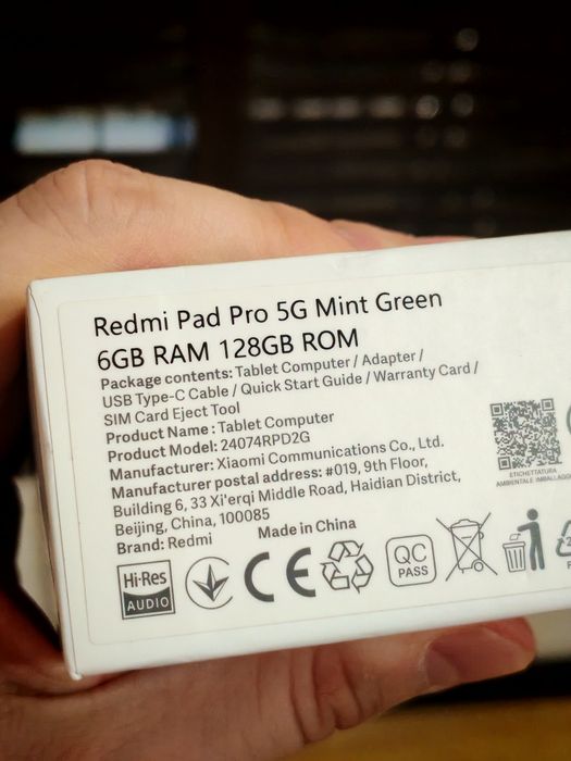 Планшет Redmi PAD Pro 5g 128gb