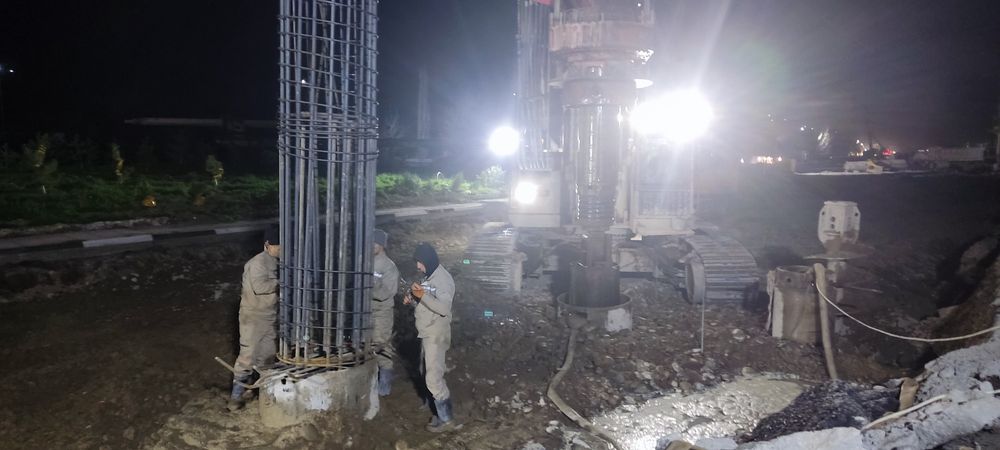 Бурения Буронабивные свай