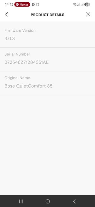 Vand casti bluetooth Bose QC 35
