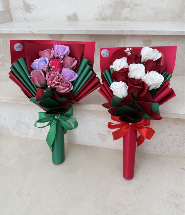 Buchet trandafiri sapun