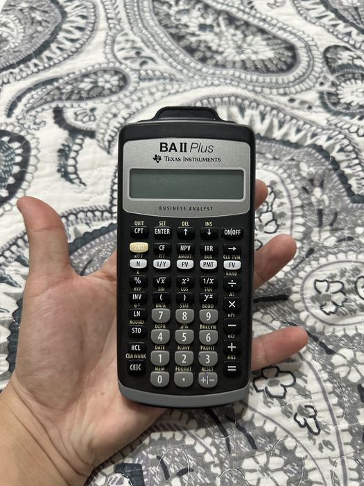 финансовый калькулятор ba 2 plus texas instruments