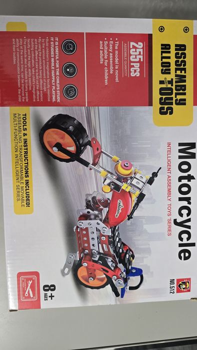 Joc de construcție metalic - Motocicleta 255 piese