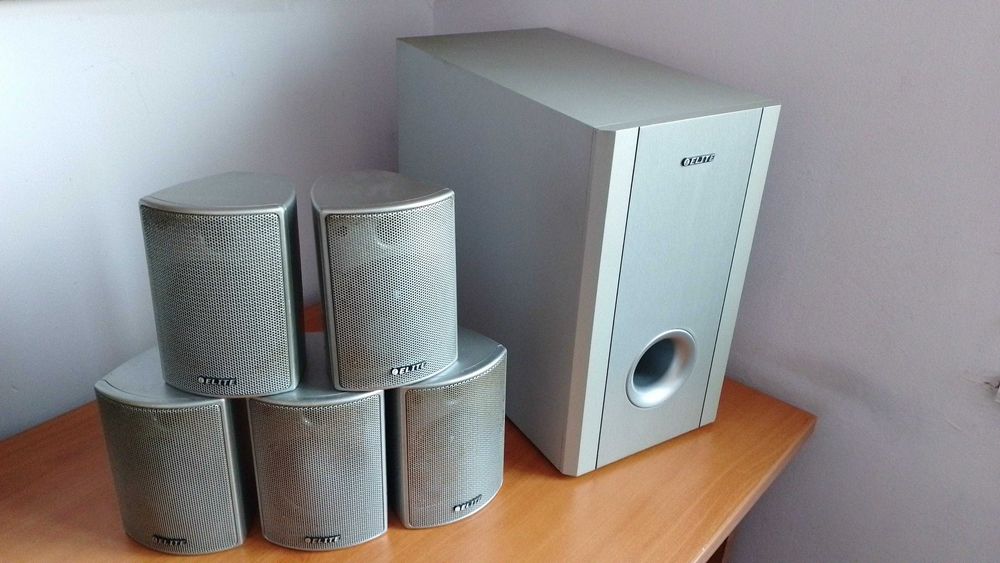 5.1 тонколони + субуфер (пасивни) – работещи