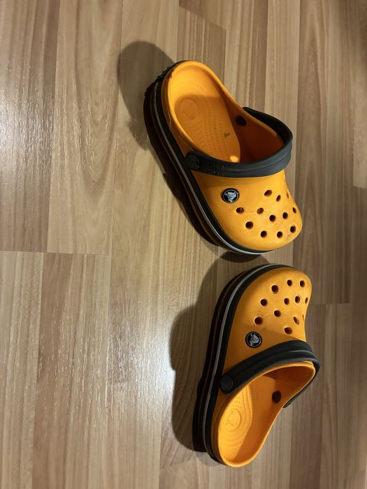 Crocs copii portocaliu