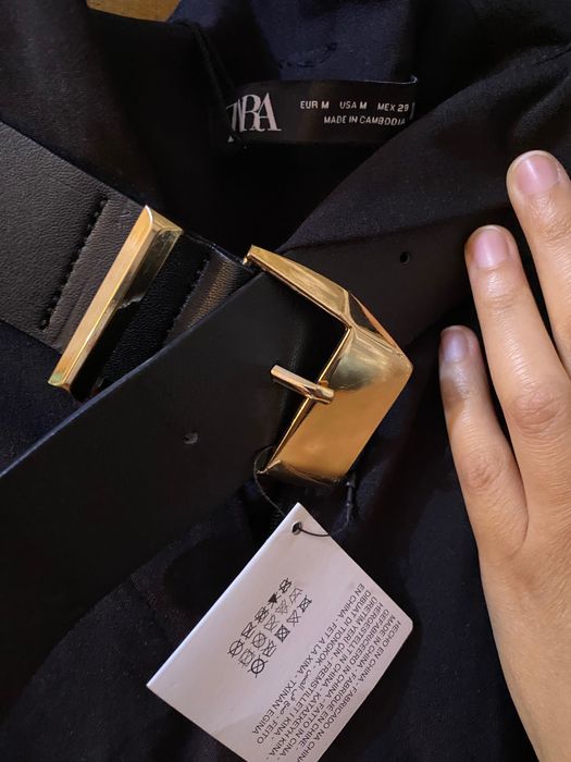 Брюки ZARA с ремнем