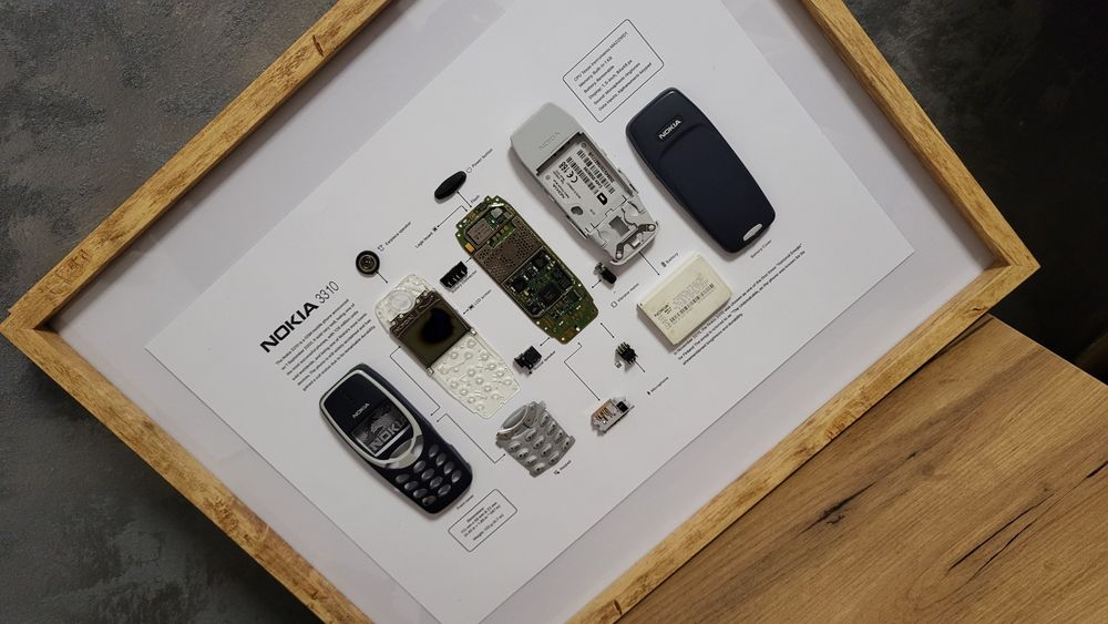 Tablou Nokia 3310 Dimensiuni 30x40cm