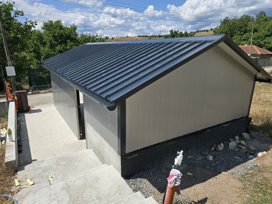 Метални навеси, гаражи и огради. Изработка на метални конструкции