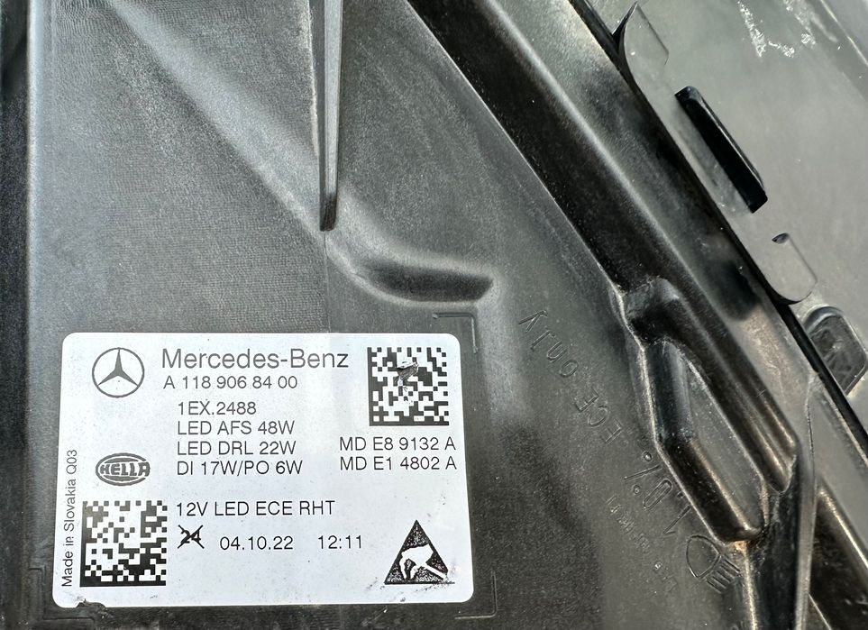 Фарове far Led фар за Мерцедес ЦЛА Mercedes CLA W118