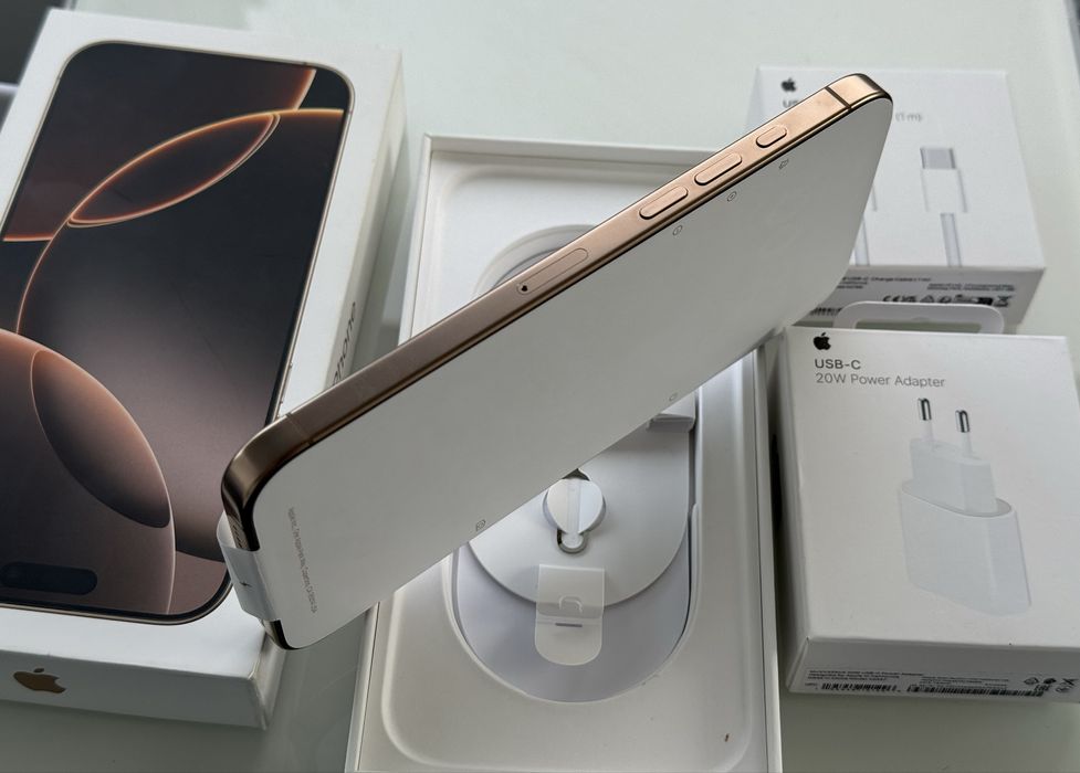 iPhone 16 PRO MAX 256GB Neverlocked Desert Titanium-Ca Nou-iOS 18