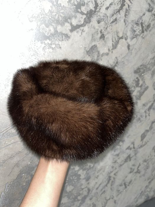 Норковая шапка женская