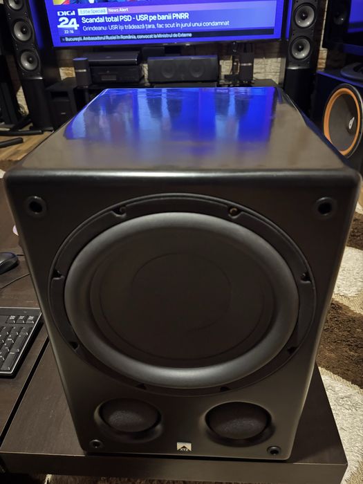 XTZ W10 Subwoofer ACTIV Putere MAXIMĂ 800W și 400W-RMS Made in Sweden 30Kg