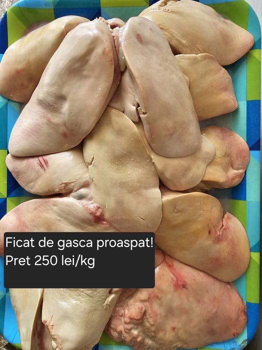 Vând ficat gras de gâscă – produs gospodăresc