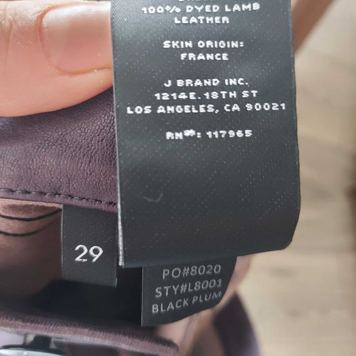 Pantaloni piele naturala brand