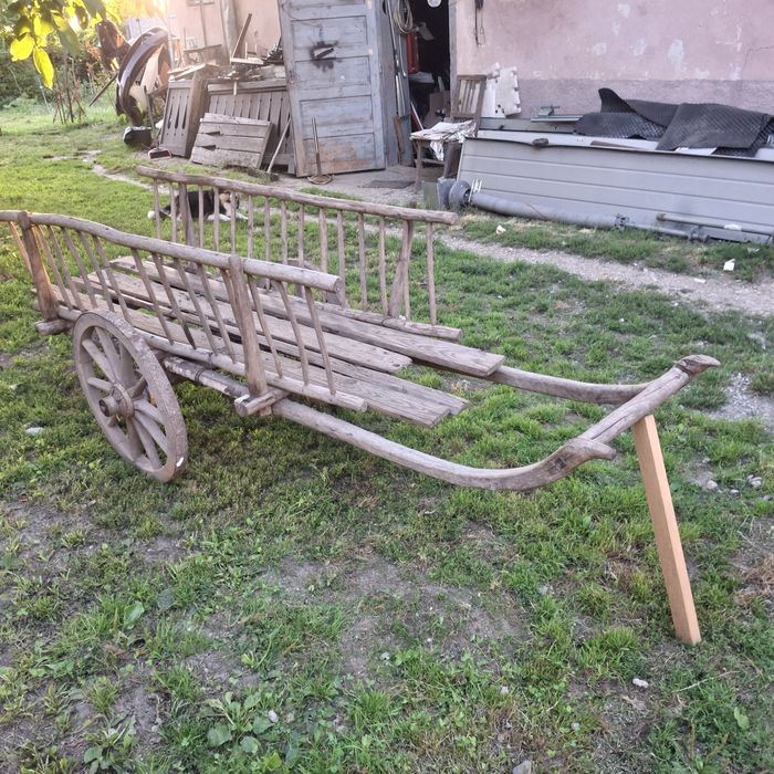 Caruta cu 2 roti.  Teleaga