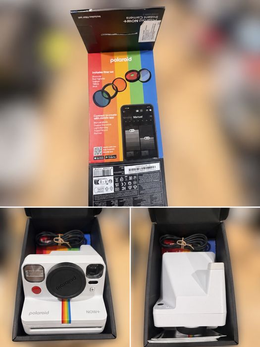 Фотоапарат за моментни снимки POLAROID NOW+ GEN 2 WHITE