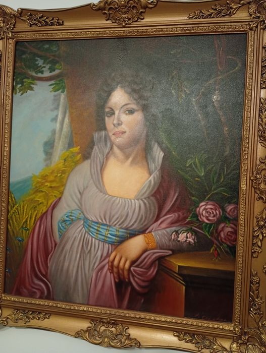 Se vand 3 tablouri foarte vechi pictura in ulei pe panza semnate