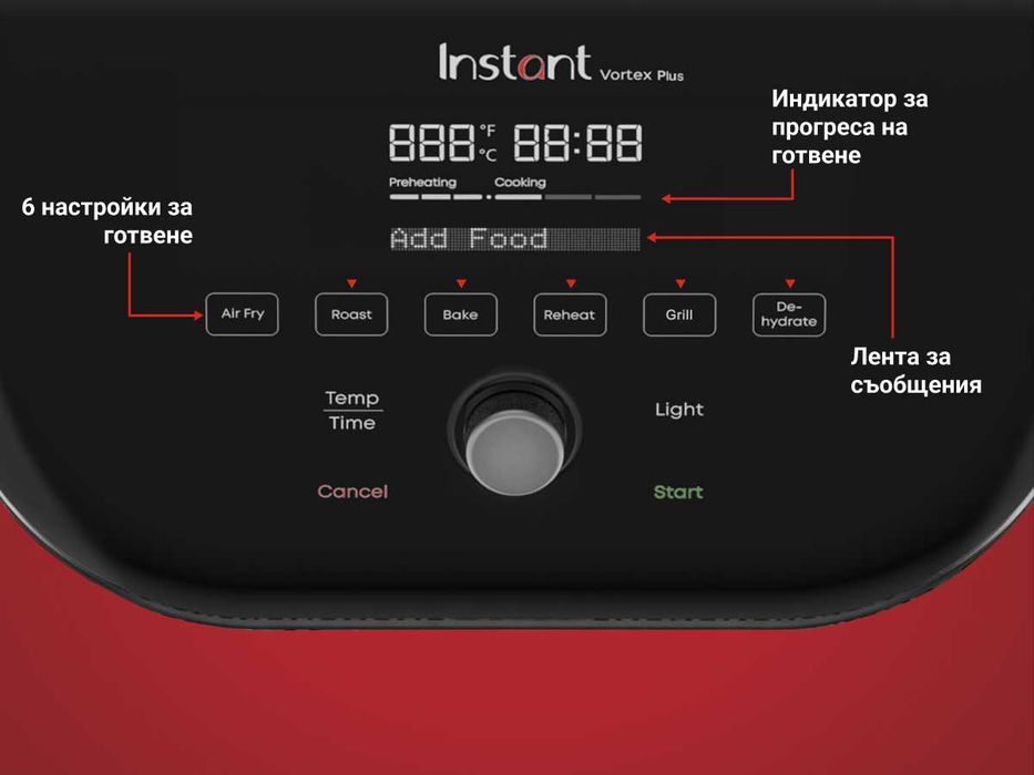 Еър Фрайър Instant Vortex PLUS ClearCook & OdourErase