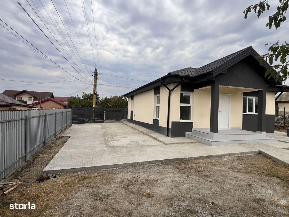 Casă nouă de vânzare în Lețcani – 70 mp, teren aproximativ 600 mp