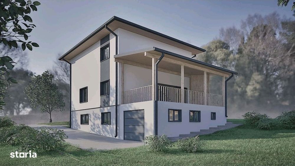Casă de vânzare în Moara – 190 mp utili + garaj 31 mp, terasă  32 mp