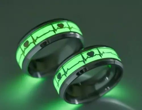 Zanglamaydigan poʻlatdan yasalgan Fosforli uzuk