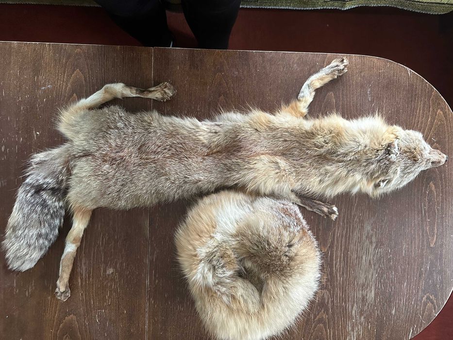 Яка лисица естествен косъм и дамска шапка естествен косъм лисица