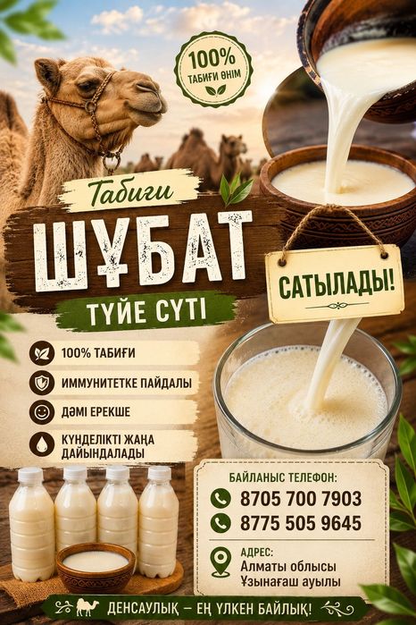 Түйе сүті, Шұбат
