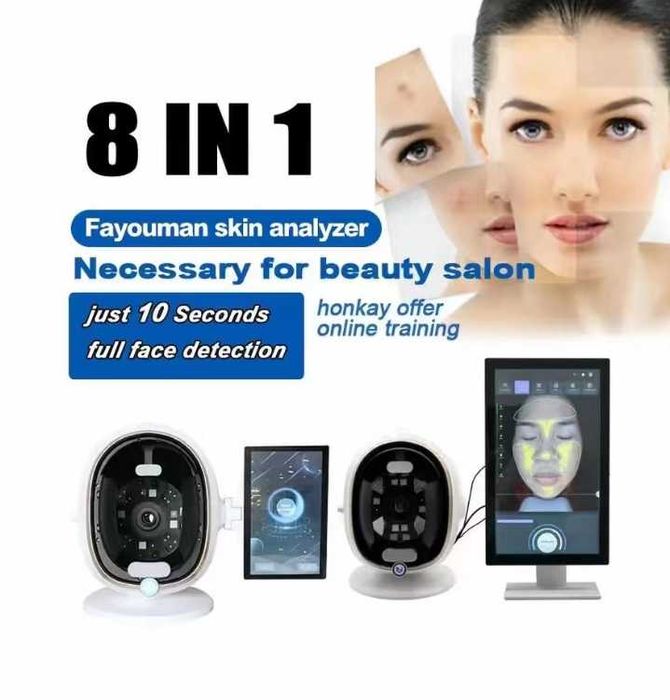 AI Професионален лицев AI 3D детектор за кожа