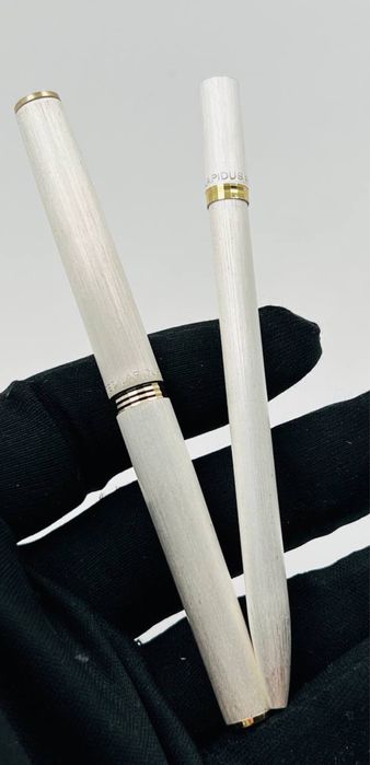 Ted Lapidus сребърен писец и химикалка