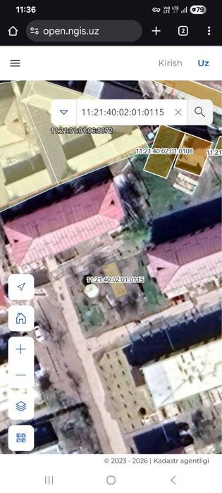 Земельный участок 40кв.м г. Нуравшан, Ташкентской области