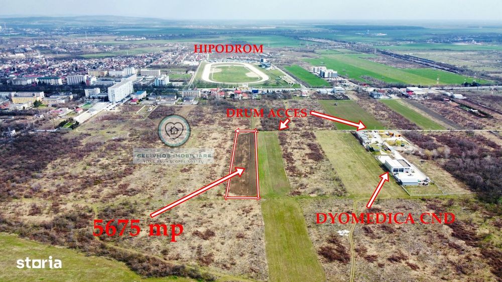Ploiesti Hipodrom - teren 5675 mp intravilan - INVESTITIE