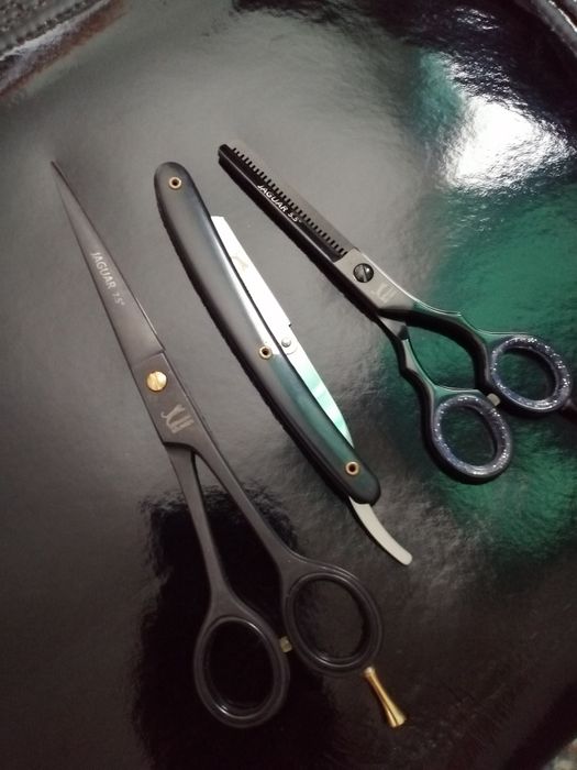 set foarfeci profesionale jaguar tuns filat brici 7.5