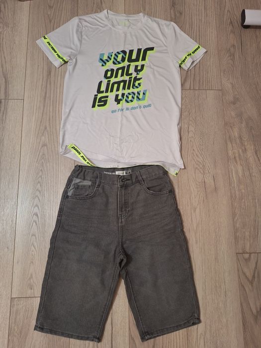 Tricou Cocodrilo+pantaloni scurți,12-13 ani