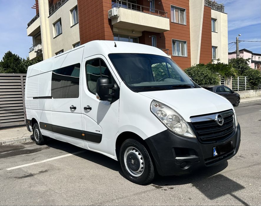 Opel Movano 2011 3panouri 6locuri+Marfa