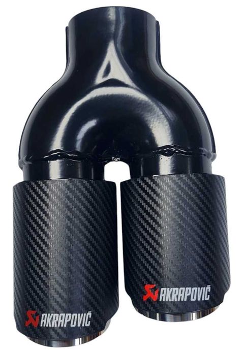 Двойни Накрайници за Ауспух АКРАПОВИЧ/AKRAPOVIC, различни размери