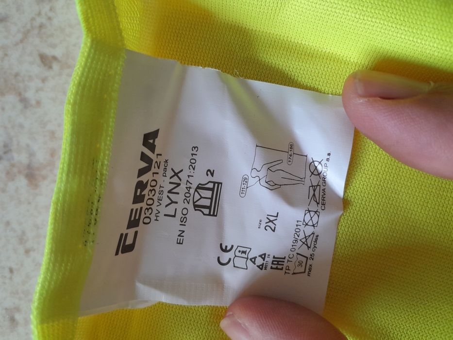 Светлоотразителна жилетка, 2XL