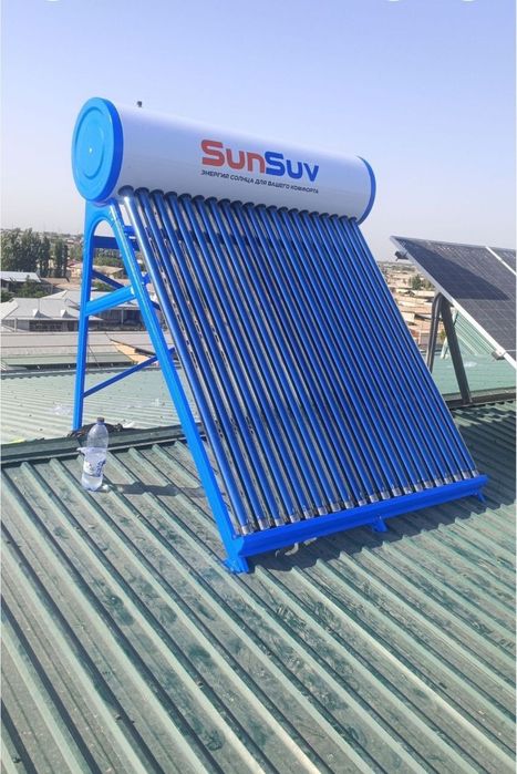 100 Литровые Солнечные водонагреватели под давлением от “Sun Suv”