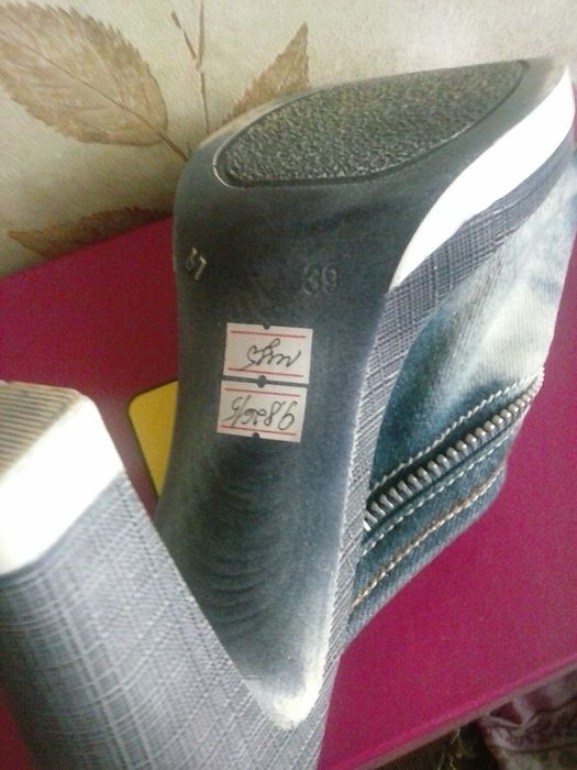 Новые джинсовые сабо