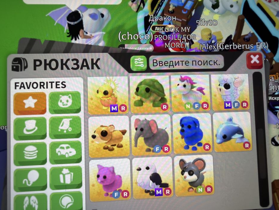 Продам питомцев в игре adopt me