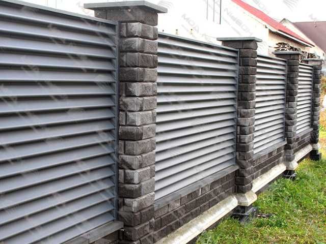 Забор жалюзи еврозабор