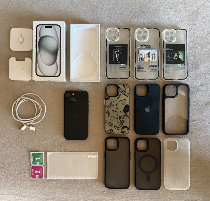 Iphone 15 128gb Black/Черен