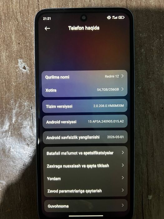 Redmi 12   256/8+4