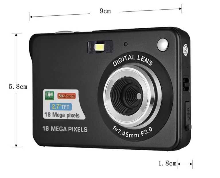 Cameră digitală nouă, perfectă pentru ITP, deoarece afișează data.