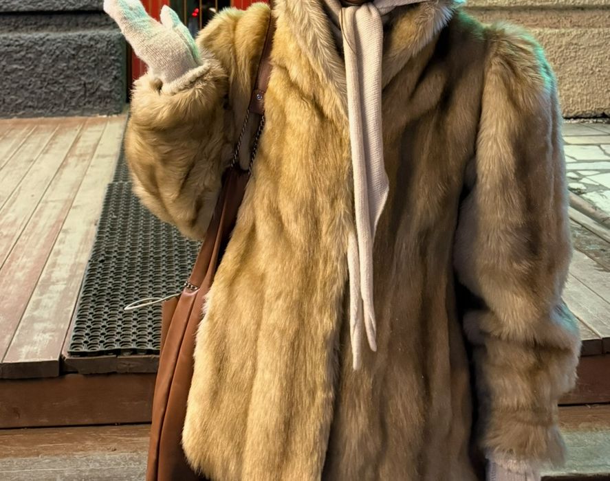 Шуба искусственная